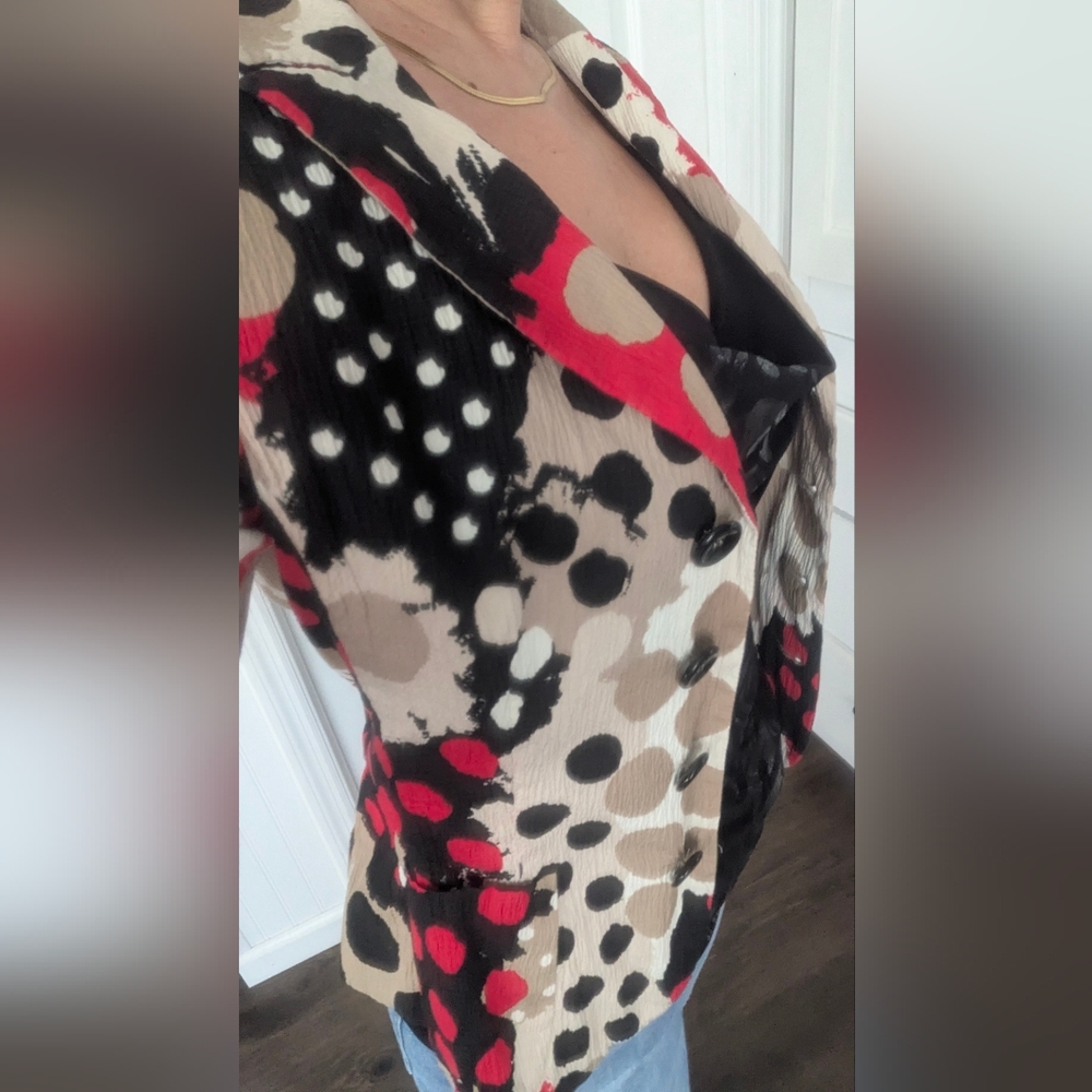 Moschino Jacket Top-Statement Blazer Jacket - - Picture 7 of 16